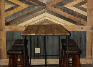 Driftwood Table And Wall